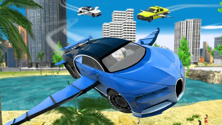 Flying Car Transport Simulator android App screenshot 0