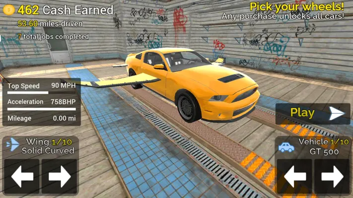 Flying Car Transport Simulator android App screenshot 1