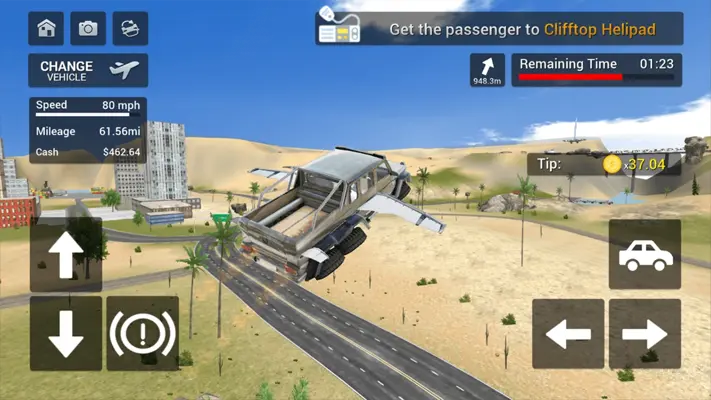 Flying Car Transport Simulator android App screenshot 3