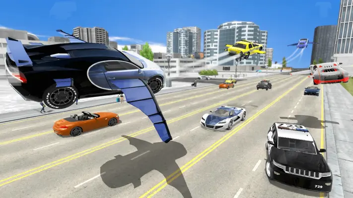 Flying Car Transport Simulator android App screenshot 4