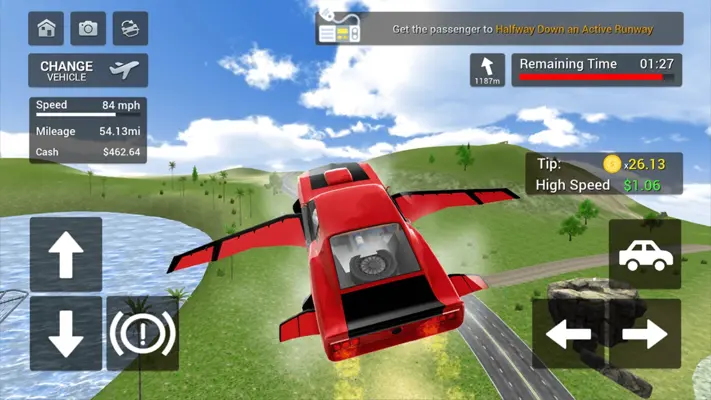 Flying Car Transport Simulator android App screenshot 6